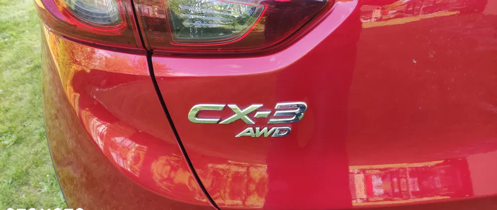 podkarpackie Mazda CX-3 cena 55500 przebieg: 120000, rok produkcji 2016 z Dębica